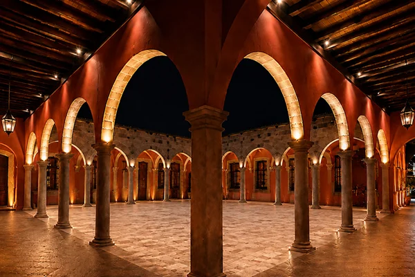 Patio principal para bodas