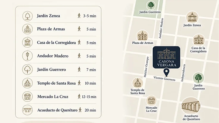 Mapa de ubicación de Casona Vergara